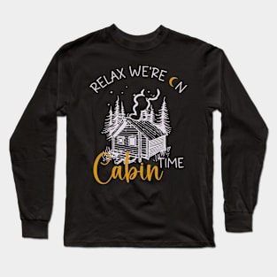 Funny Lake Family Cabin Trip with Bachelorette Long Sleeve T-Shirt